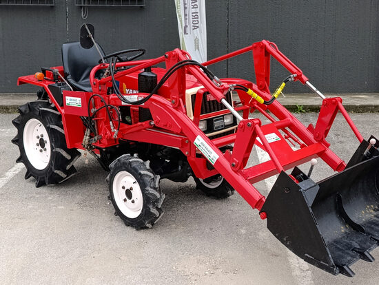 Yanmar F14 Trattore Diesel Compatto 4x4 con Pala Anteriore e Sistema di Rapido Sgancio – 100% Ricondizionato, Garanzia e Consegna in Italia